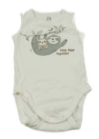 Bílé tílkové body s lenochody C&A