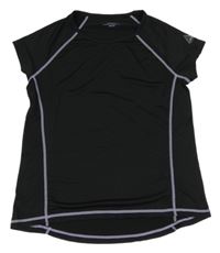 Černé funkční sportovní tričko YIGGA