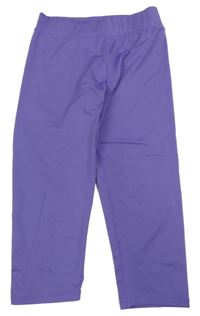 Fialové capri sportovní legíny H&M