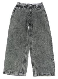 Černé plísňové baggy waist rifle H&M