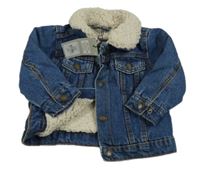 Nové - Modrá zateplená riflová bunda Primark