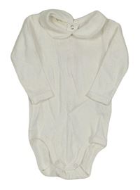 Bílé body s límečkem Benetton