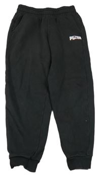 Černé tepláky s logem Puma