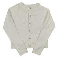 Bílý propínací svetr Next