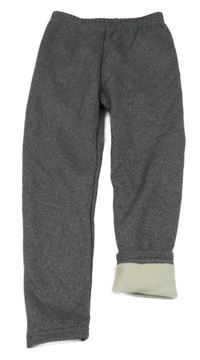 Tmavošedé melírované zateplené legíny