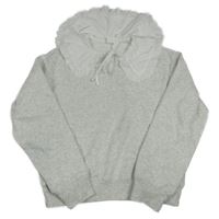 Světlešedá melírovaná mikina s límcem H&M