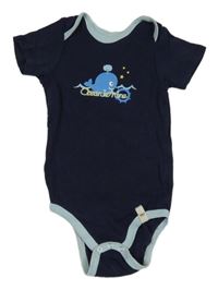 Tmavomodré body s velrybou Kuniboo