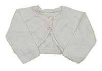 Bílé svetrové propínací bolerko Matalan