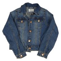 Modrá riflová crop bunda Denim Co.