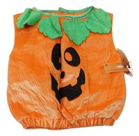 Nové - Oranžové sametové podšité tričko - dýně Dunnes