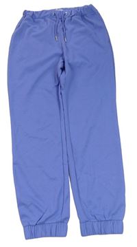Modré žebrované tepláky Primark