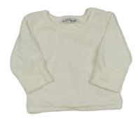 Bílé sametové triko Ergee