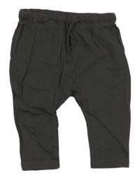 Tmavošedé lehké tepláky H&M