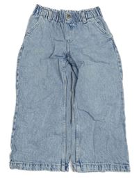 Světlemodré melírované široké rifle H&M