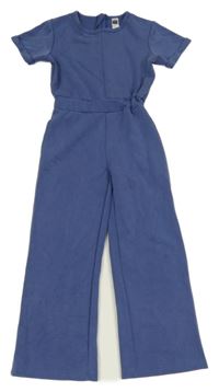 Tmavomodrý kalhotový overal dunnes