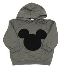 Šedá mikina s Mickeym a kapucí H&M