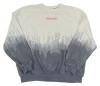 Bílo-modrá mikina s nápisem Primark