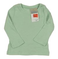 Nové - mintové žebrované triko Primark