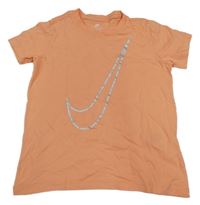 Oranžové tričko s logem Nike