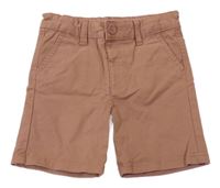 Hnědé plátěné chino kraťasy Denim Co.