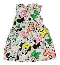 Bílé šaty s Minnie a Diasy Disney