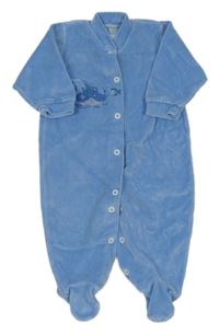 Modrý sametový overal se žralokem 