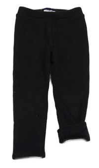 Černé zateplené legíny Kappahl