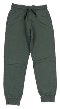 Šedozelené tepláky 