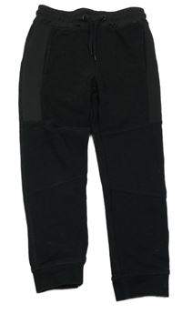 Černé žebrované tepláky Primark