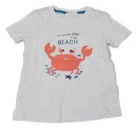 Bílé tričko s krabem Impidimpi