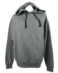 Pánská šedá melírovaná mikina s kapucí H&M