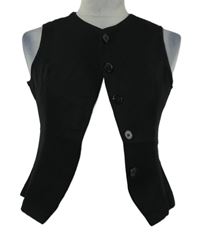 Dámská černá propínací vesta Shein 