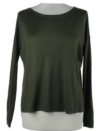 Dámský khaki lehký svetr H&M