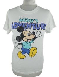 Dámské bílé tričko s Mickeym Disney 
