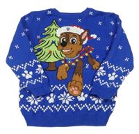 Modrý vzorovaný svetr s PAw PAtrol zn. George