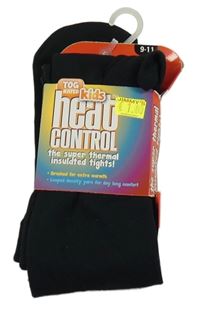 Nové - Černé silonové punčocháče 