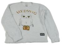 Světlešedý chlupatý svetr s Hedvikou C&A