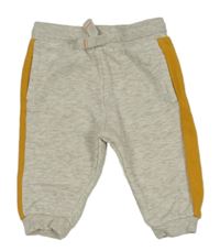 Šedo-okrové tepláky F&F