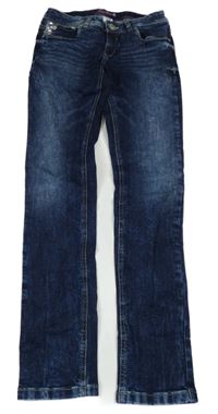 Tmavomodré elastické rifle C&A