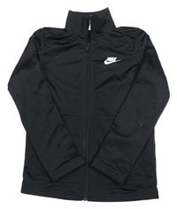 Černá sportovní propínací mikina s logem Nike