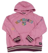 Růžová mikina s nápisem a kapucí - Harry Potter zn. M&S