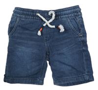 Tmavomodré teplákovo/ riflové kraťasy Alive