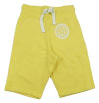 Žluté 3/4 tepláky s potiskem H&M