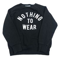 Černá mikina s nápisem Primark