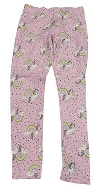 Světleůžové legíny s jednorožci Primark