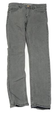 Šedé skinny fit rifle H&M