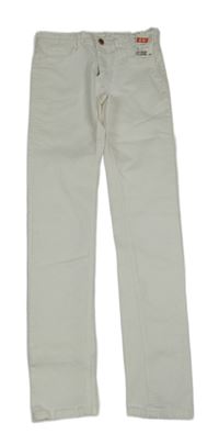 Nové - Bílé skinny fit rifle H&M