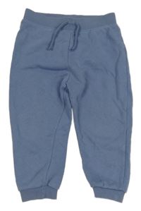 Světlemodré cuff tepláky Primark 