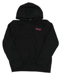 Černá mikina s nápisem a kapucí Cars