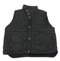 Černá šusťáková zateplená vesta BigPlay 